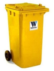 240L Weber MGB yellow 戶外/塑膠垃圾桶