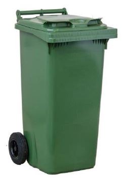 JCO 120L wheeled bin green
