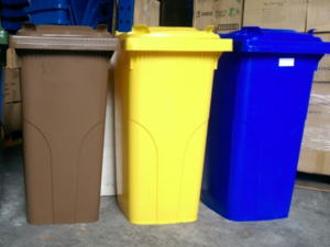 10H120.345 120L Recycling Waste Container Set 塑膠環保回收桶