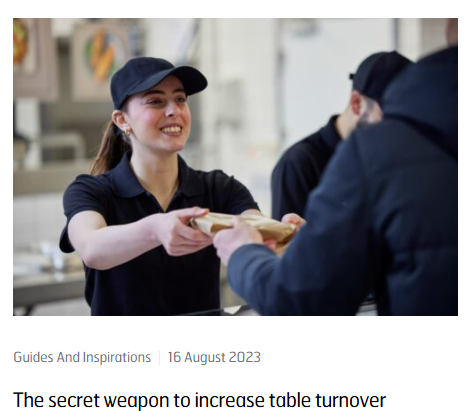 Houno: The secret weapon to increase table turnover