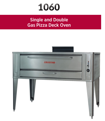 Blodgett Gas pizza deck oven 1060 single