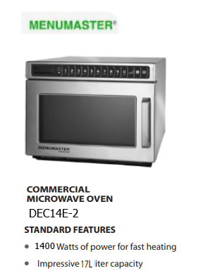 Microwave oven 17L, 1400W DEC14E-2