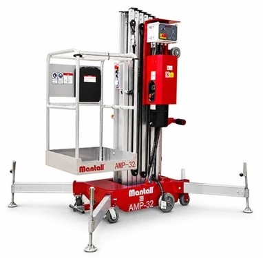 Mantall AMP32 12m Portable Single Mast Aerial Work Platform