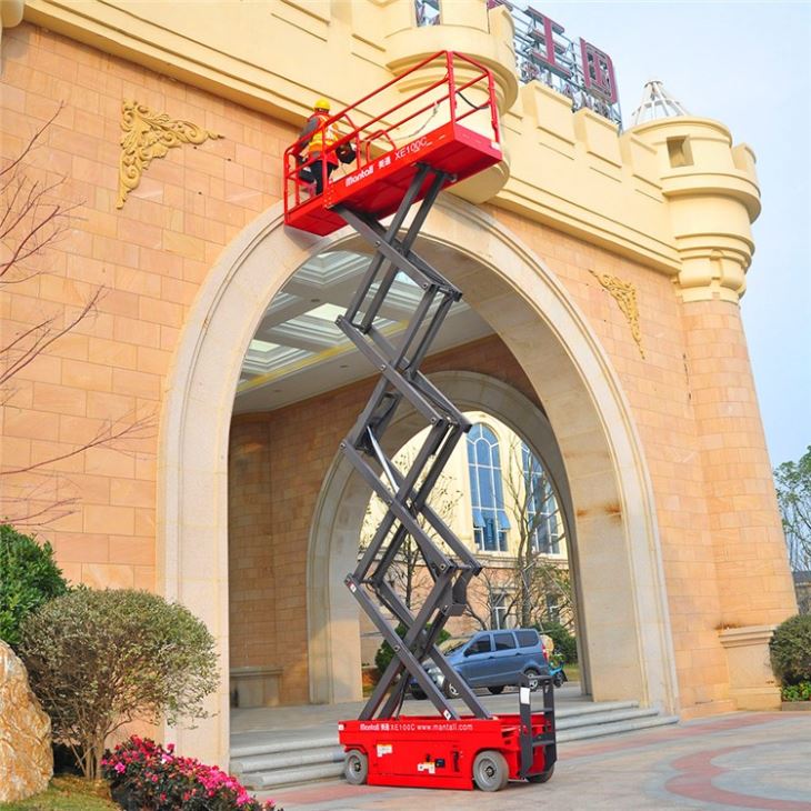 Mantall 10m Electric Self-Propelled Scissor Lift